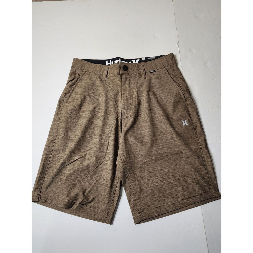 Hurley Hybrid Walk Shorts Mens 28 Heather Brown Outdoor Casual Beachwear